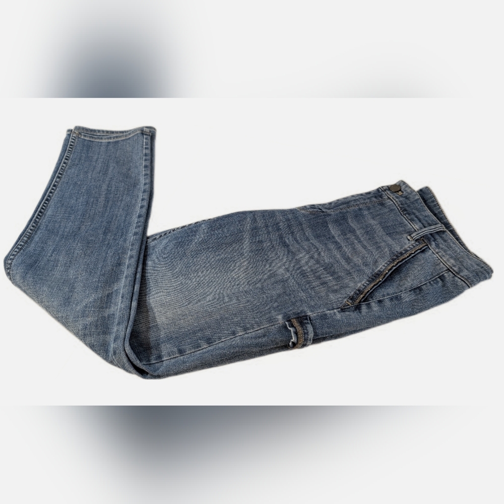 White House Jeans Women's Size 8 Blue High-Rise The Slim Ankle Denim 28" Inseam